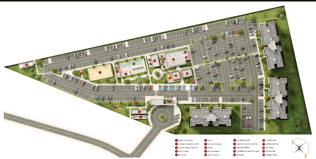Implantação geral do Portal Jardins de Laranjeiras